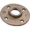 WORLDWIDE SOURCING B321 50 2" Black Malleable Floor Flange