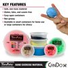 CanDo TheraPutty Antimicrobial - Therapeutic modelling clay - 4 oz - blue (strong)