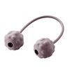 Elecom HCK-FBTSGYL Eco Stretch Ball, Office Stretch, Soft, Ellipse, Projected Type, Light Gray