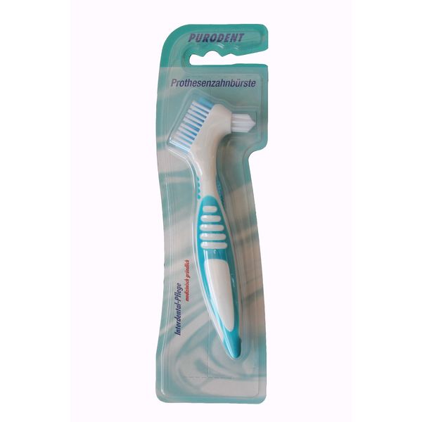 Bürstenmann 7/194 Denture Brush with Spacer Cleaner 2-Component Handle