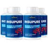 Insupure- Blood & Heart Support- 4 Bottles- 240 Capsules