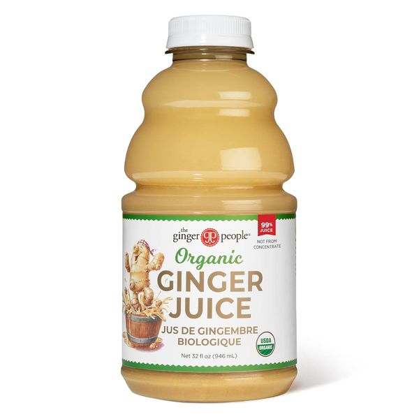 Organic Ginger Juice, 99% Pure Ginger Juice by  – Drug Free Digestive Health, Or