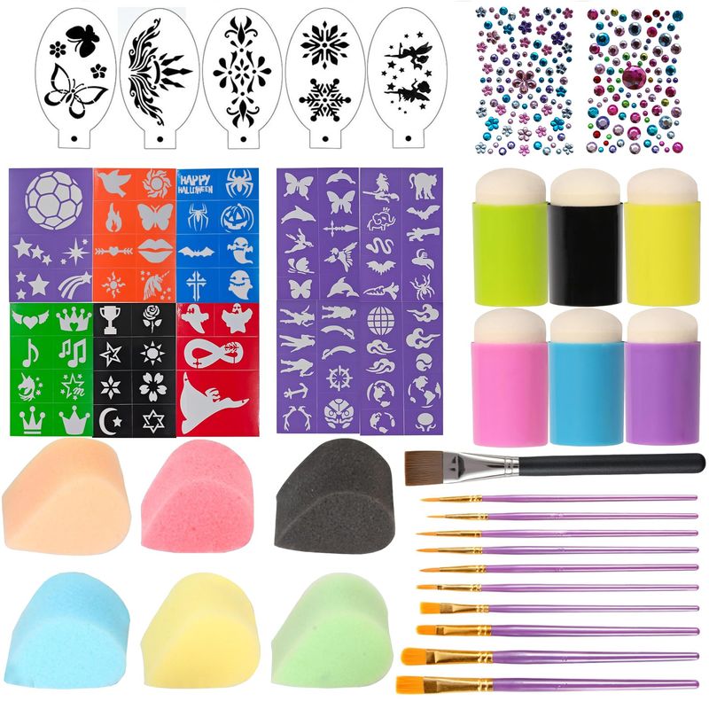 Face Paint Stencil Kit