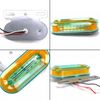 12V Orange Amber Led Side Marker Lights X2 Neon Marker Dynamic Indicator Trailer