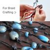 uxcell 10M 1.5mm Round Leather Cord Racing String for DIY Craft Dark Red