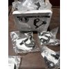 25 Pack Hinge Pin Black Door Stops -Heavy Duty Adjustable Door Stopper
