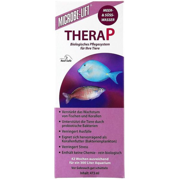 MICROBE-LIFT THERAPH16 TheraP Fish Care Treatment for Freshwater and Saltwater Home Aquariums and Tanks, 16 Ounces