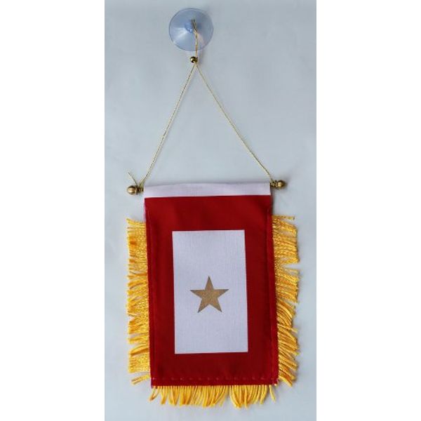 Service Banner (Gold Star) - Window Hanger
