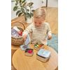 LÄSSIG Snack Box Set of 3 Stainless Steel Tiny Farmer Blue