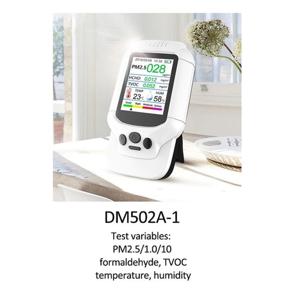 Oxygen Concentration Meter Multimeter Portable Ozone O3 Detector Air Quality Detector tvoc Analyzer, DM502-A1, DM502-A1