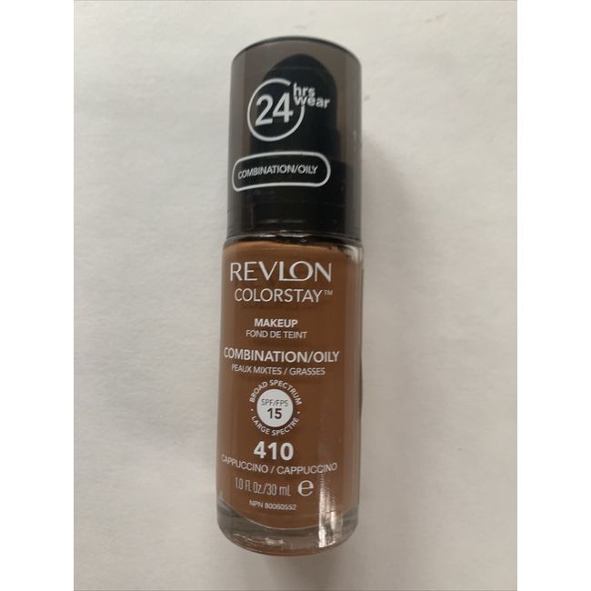 REVLON COLORSTAY 24 hrs Wear MAKEUP Foundation ~CAPPUCCINO 410~ New & Sealed