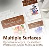 Strathmore Cards & Envelopes 5"X6.875" 6/Pkg-Mixed Media