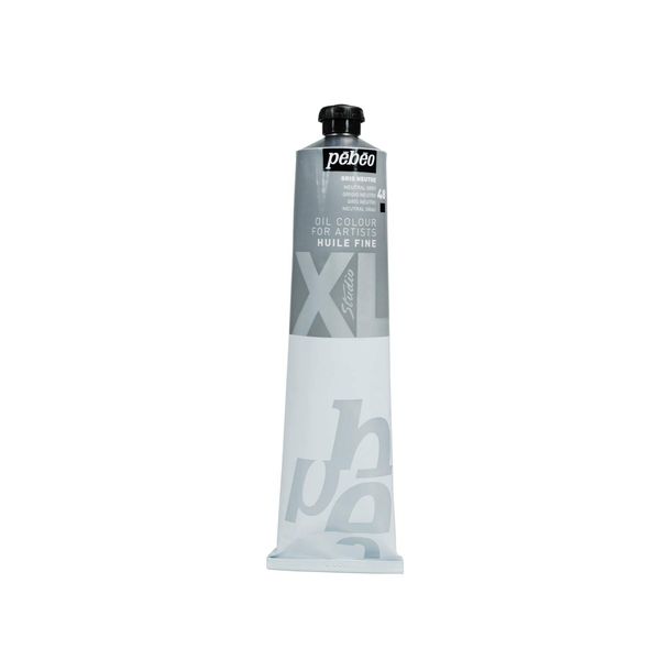 PEBEO Feines Öl XL 200 ML, Leinwand, Grau Neutral, 200