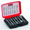 USAG U06640015 - 664 B/S7 - Assortment with magnetic socket bits for hexagonal screws (7 pcs.) - 1/4"
