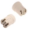 DC VOLTAGE Ceramic E26 E27 Lamp Holder, Porcelain Light Socket for LED, Halogen, Incandescent Bulbs, 5-Pack