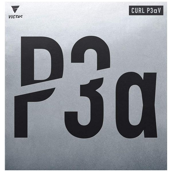 Victas - CURL P3 Alpha V - Table Tennis Rubber - RED - 1.0