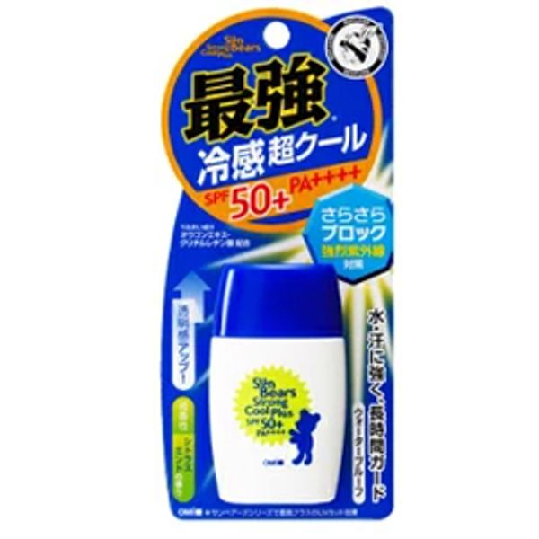 11/25 only! Up to 100% P back &amp; up to 1,000 yen OFF coupon &amp; 2% OFF coupon for all items [Omi Brothers] Mentam<BR> Sunbears Strong Cool Plus N<BR> 30g SPF50+ PA++++<br> [Blue]