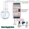 DC 12V Automatic Water Level Controller Liquid Level Sensor Detector Pump Float Switch Control Relay with 6.5ft Detector GL-2