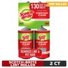 Scotch-Brite Lint Roller Twin Pack, 2 Rollers, 65 Sheets Per Roller