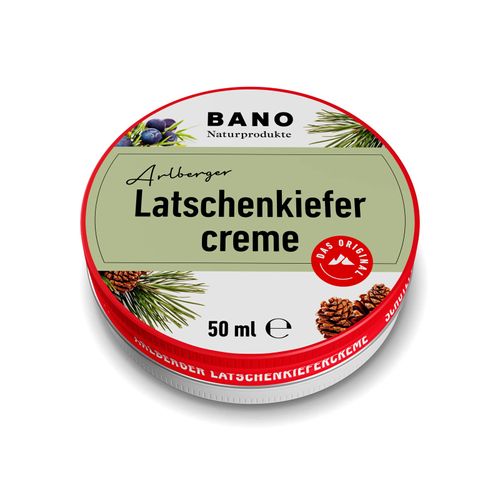 BANO Arlberger Mountain Pine Cream 50 ml | Protection Cream Against Wind and Cold | Ideal for Skiing | Supports Natural Tanning