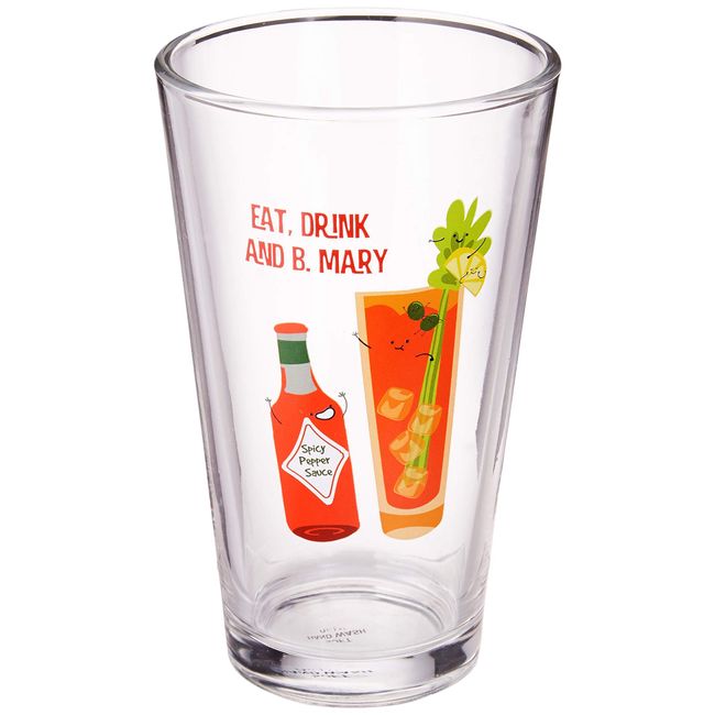 Bloody Mary, 16 oz Pint Glass Tumbler - Late Night Last Call - Pavilion