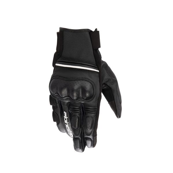 Alpinestars Phenom Leather Gloves Sporthandschuhe Motorradhandschuhe Lederhandschuhe, Black White, M