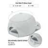 Utmost Structured Baseball Cap with Adjustable Closure - Performance Hat for Outdoor Activities and Custom Embroidery (1pc White)