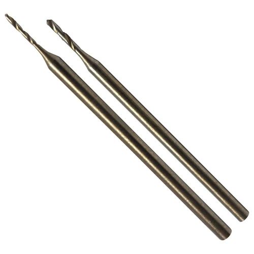 Dynamic (2 Pack) 2 Pc. Fixed Shank Drill Set | 3/32" (0.2 cm) Shank | 1.75" (4.4 cm) Length | 1mm & 0.5mm Diameters | Rotary Tool Compatible