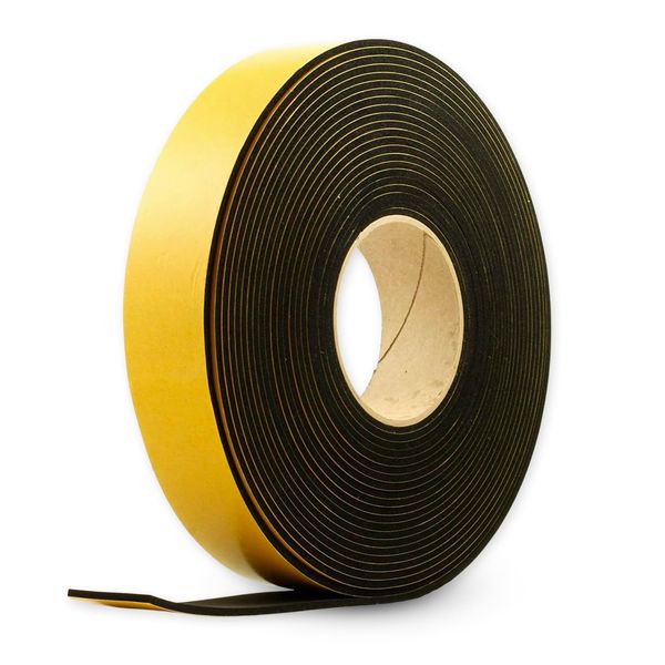 GTKWEX Selbstklebendes Kautschukband, 10 m x 5 cm x 3 mm, akustische und thermische Isolierung, ideal für Camping, Camping, Heizungs- und Luftsysteme (10 Meter)