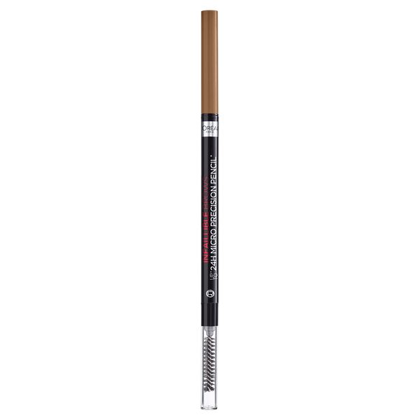 L'Oreal Paris Infallible Brows 24H Micro Precision Pencil, Precisely Defines Brows- 5.0 Light Brunette