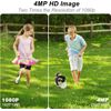 4Pcs 4MP Solar Wifi Security Camera Wireless 2-Way Audio Color Night Vision +64G