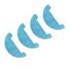 Mop Cloth Replacement, Compatible For Kyvol Cybovac E20 E30 E31 (Color: 4pcs)