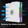 Lian Li UNI FAN TL Wireless Reverse 120 White (3pc) with controller