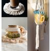 Trimits Macramé Starter Pack, Smooth Birch Wood, 39 Pieces, Natural
