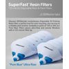 SuperFilter Pack of 100 Disposable Filters, Colour and 3D Resin Strainer, Made in Korea