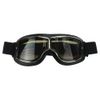 Motorcycle Goggles Motorcycle Goggles Windproof Protective Glasses Classic (Black Frame+Brown Lens)