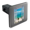 GRAPHICS & MORE Tropical Vacation Beach Ocean Window View Tow Trailer Hitch Cover Plug Insert