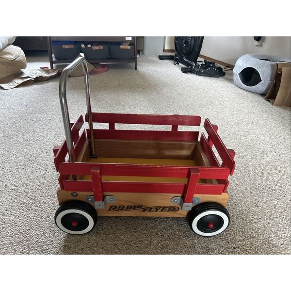 Radio Flyer Small Wooden Wagon