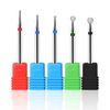 BNG Nail Drill Bits Cuticle Ball Efile Drill Bit 5Pcs Electric Nail File Bits Set For Cuticle Remove, 3/32" Diamond Nail Drill Professional Manicure Pedicure Home Salon Burr Tool