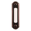 Heathco Llc Wired Doorbell Push Button, LED Light, Bronze