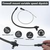 BUTITNOW 700R4 4L60E 4L80E Firewall Mounted Trans Flexable Dipstick Compatible for G M/Chevy