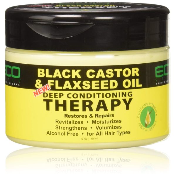 Ecoco Black Castor and Flaxseed Oil Deep Conditioning Therapy