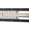 AUXBEAM 30" LED Work Light Bar White & Amber Strobe Flash Lamp + Wiring Harness