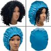 ELEBOX Premium Collection Super Jumbo Shower Cap for Braids Double-Layer Satin Waterproof Reusable Bonnet Sleep Cap