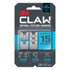 3M CLAW Drywall Picture Hangers [15 lbs.]: 5-pack (Silver)
