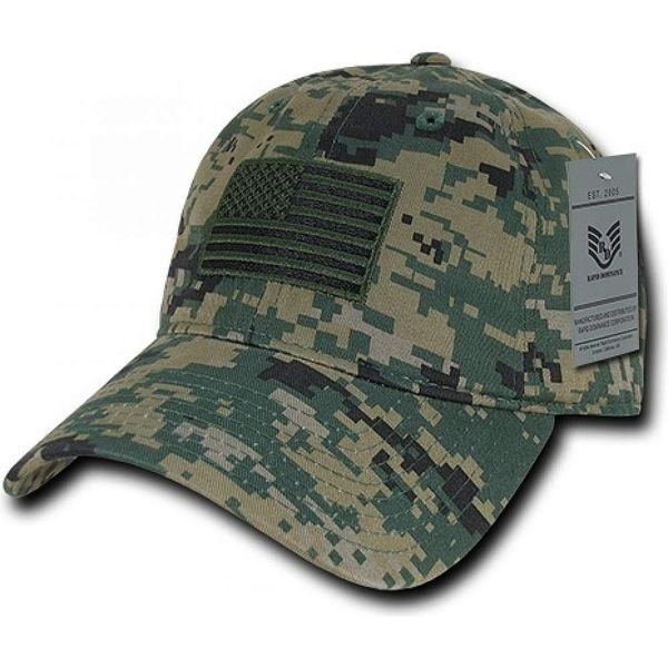 Rapiddominance A03-1TSA-MCU Relaxed Graphic Cap, Tonal Flag, MCU, Marines Combat Uniform