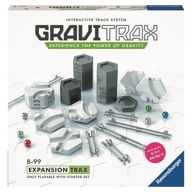 Ravensburger GraviTrax 26089 8 Expansion Set Track Set, 44 Pieces