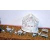 Langley Models Conservatory chairs tables N Scale UNPAINTED Metal Model Kit A48