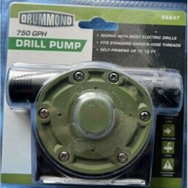 Heavy Duty Self-Priming Drill Powered Water Pump Home Garden Tools (USA SELLER)