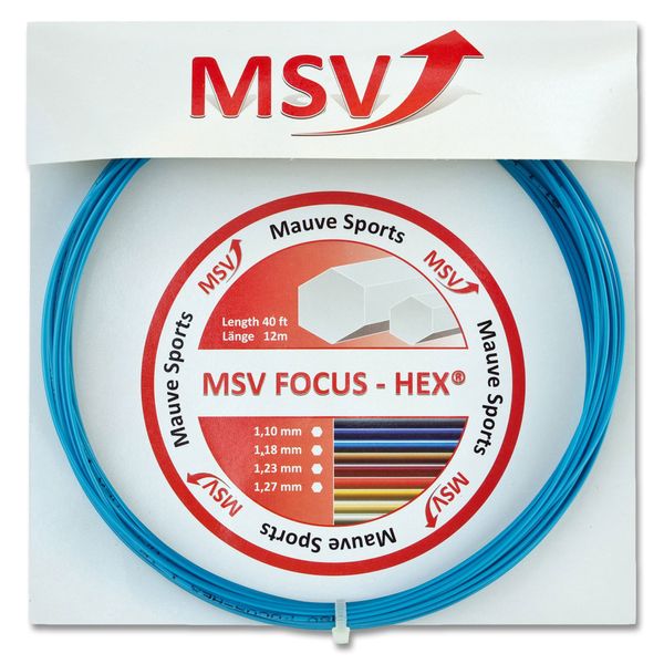 MSV Focus-Hex String Set - Blue, 1.18 mm